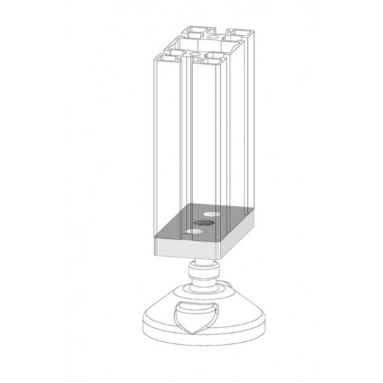 Pneumatikus elem - 90x45 - Alu -1/4"