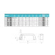 Fogantyú b=132mm d=6,5 mm szürke Fogantyú b=132mm d=6,5 mm szürke