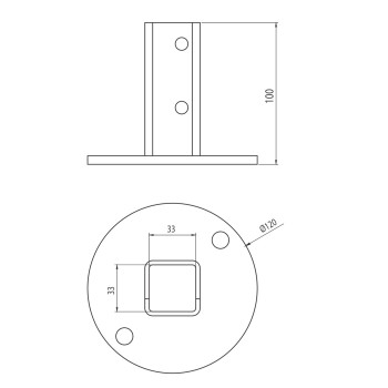 Talp - 32x32 - RAL7040