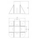 Talp - 45x45 - Alu - Univerzális Talp - 45x45 - Alu - Univerzális