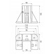 Talp - 100x50-es Aluprofilhoz Talp - 100x50-es Aluprofilhoz