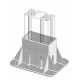 Talp - 100x50-es Aluprofilhoz Talp - 100x50-es Aluprofilhoz