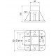 Talp - 50x50-es Aluprofilhoz Talp - 50x50-es Aluprofilhoz