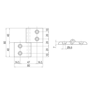 Zsanér - 80x80 - Alu