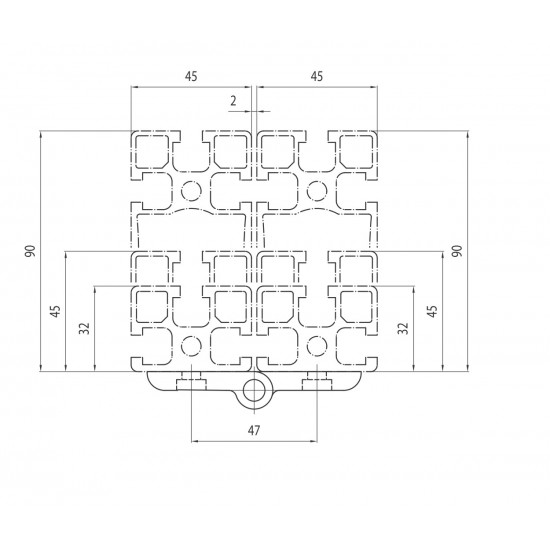 Zsanér - 80x80 - Alu