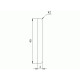 Aluprofil - M - 40x4 Aluprofil - M - 40x4