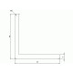 Aluprofil - M - L - 80x80x8 Aluprofil - M - L - 80x80x8