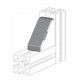 Zárókupak sarokelemhez - 40x25 - Szürke Zárókupak sarokelemhez - 40x25 - Szürke