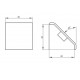 Zárókupak sarokelemhez - 43x43 - Szürke Zárókupak sarokelemhez - 43x43 - Szürke
