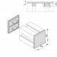 Zárókupak - 60x60 - Fekete Zárókupak - 60x60 - Fekete