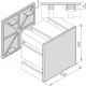 Zárókupak - 120x120 - Fekete Zárókupak - 120x120 - Fekete